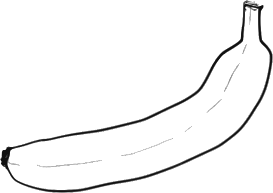 Art Banana Clipart (800x622), Png Download