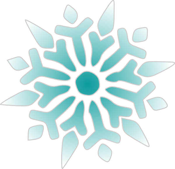 Ice Crystal Snowflake Cartoon Clipart (600x578), Png Download