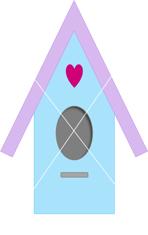 Image Of Birdhouse Clipart 3 Bird House Free Clip Art - Application Software - Png Download (481x764), Png Download