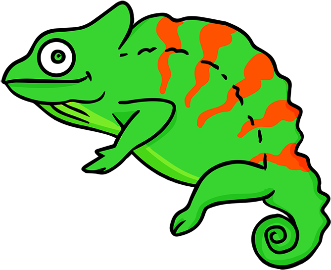 Free To Use Amp Public Domain Chameleon Clip Art - Chameleon Clip Art - Png Download (700x567), Png Download