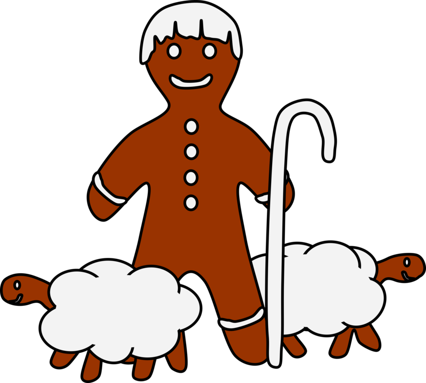 All Photo Png Clipart - Gingerbread Shepherd Transparent Png (833x750), Png Download