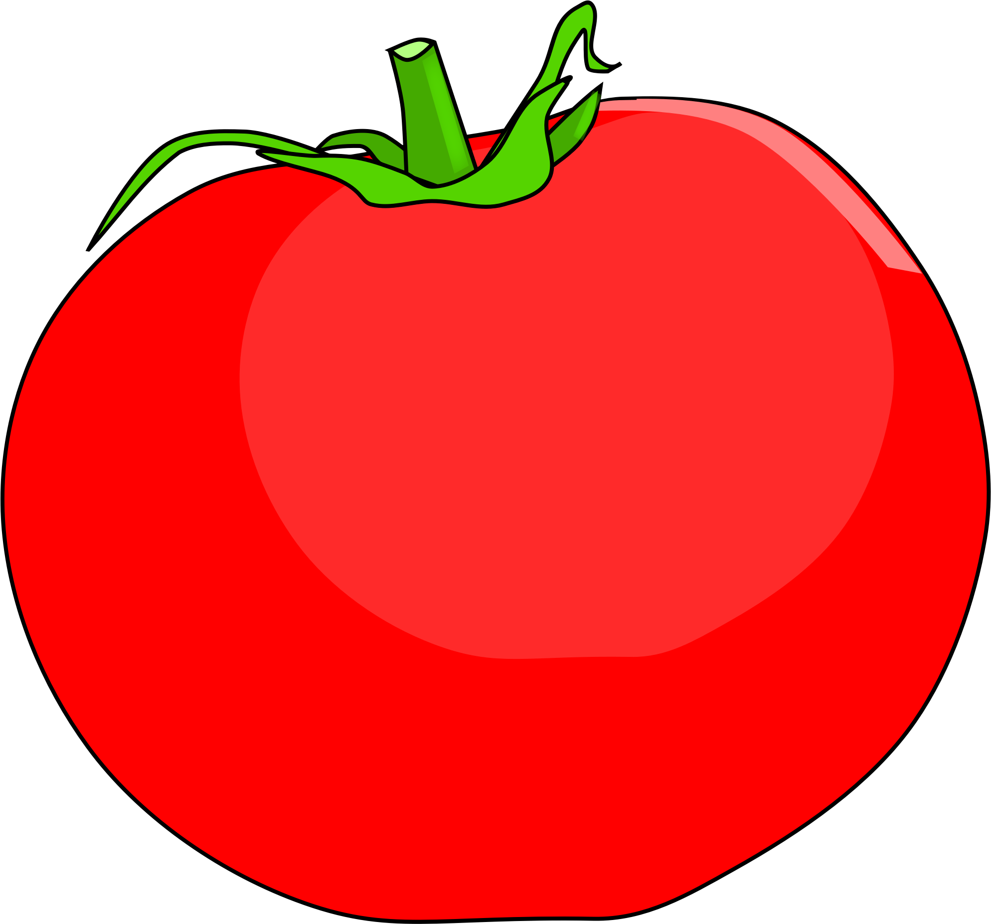 Free To Use Public Domain Tomato Clip Art - Tomato Clip Art Transparent - Png Download (729x667), Png Download