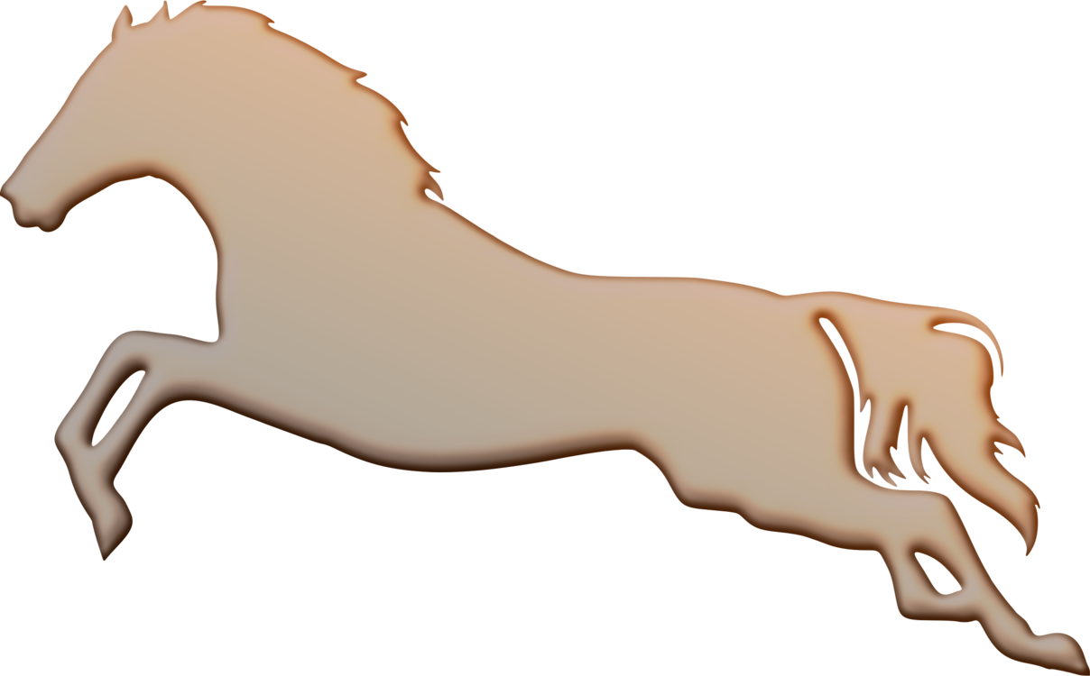 Pony Mane Show Jumping Stallion - Show Jumping Clipart (1208x750), Png Download