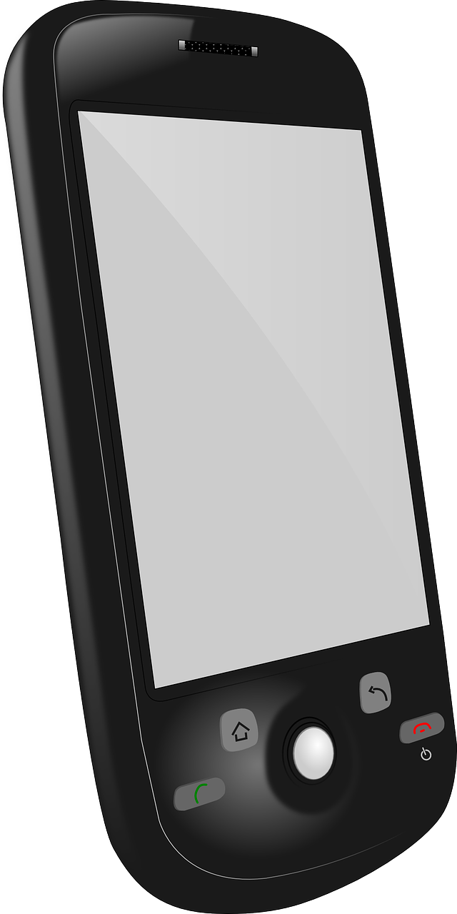 Clipart Stock Cell Phone Vector Clip - Clip Art Cell Phones - Png Download (600x1201), Png Download