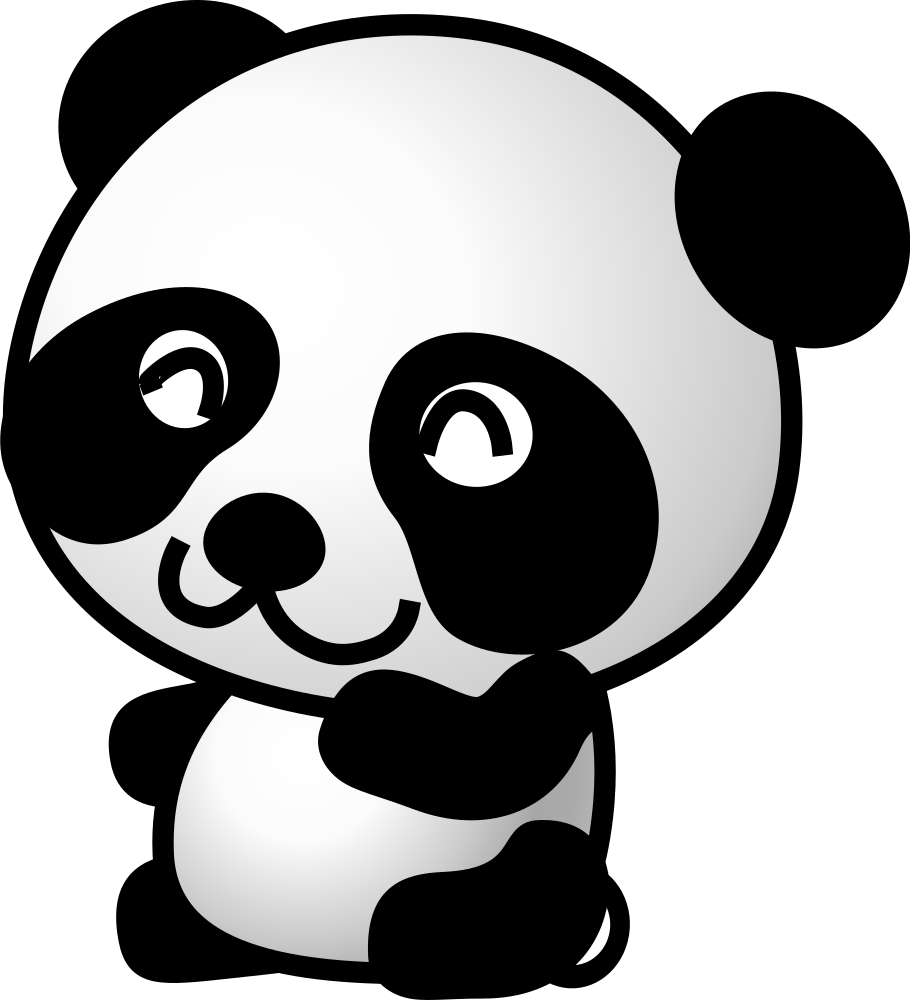 Dictionary Clipart Cute - Clip Art Panda - Png Download (540x593), Png Download