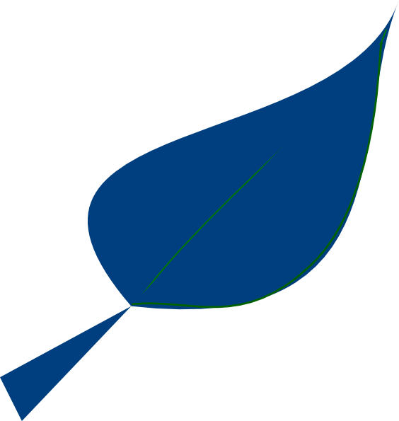 Make An Appointment Clipart - Blue Leaf Clipart - Png Download (564x595), Png Download