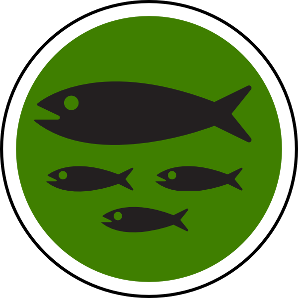 Black Fishes Images Png Clipart (600x600), Png Download
