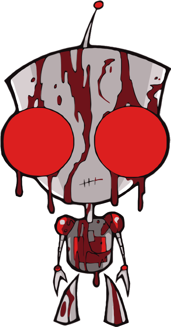 Pokeball Clipart Clip Art - Invader Zim Evil Gir - Png Download (597x1136), Png Download