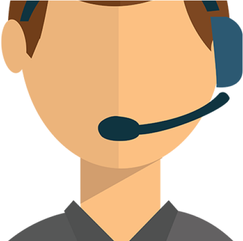 Customer Clipart Customer Support - Virtual Assistant Illustration - Png Download (640x480), Png Download