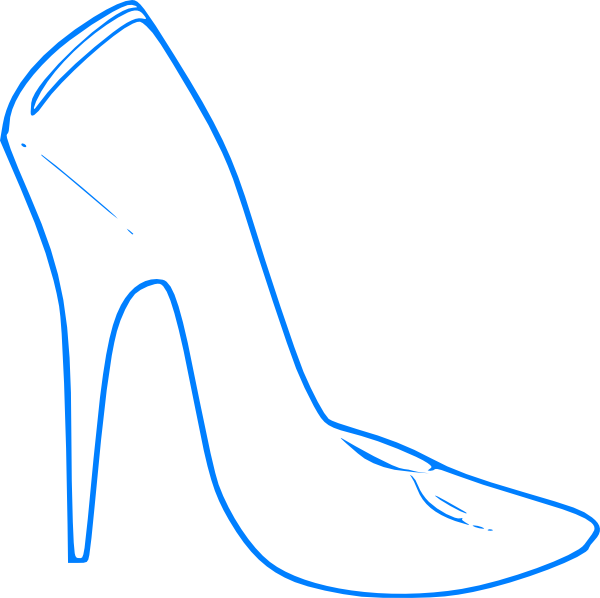 High-heeled Shoe Clipart (600x598), Png Download