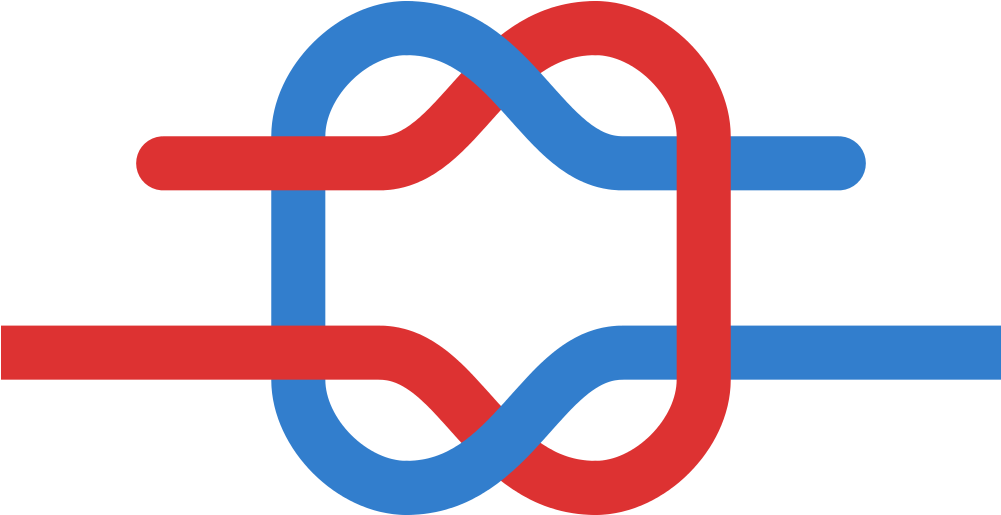 Open - Granny Knot Clipart (1000x568), Png Download