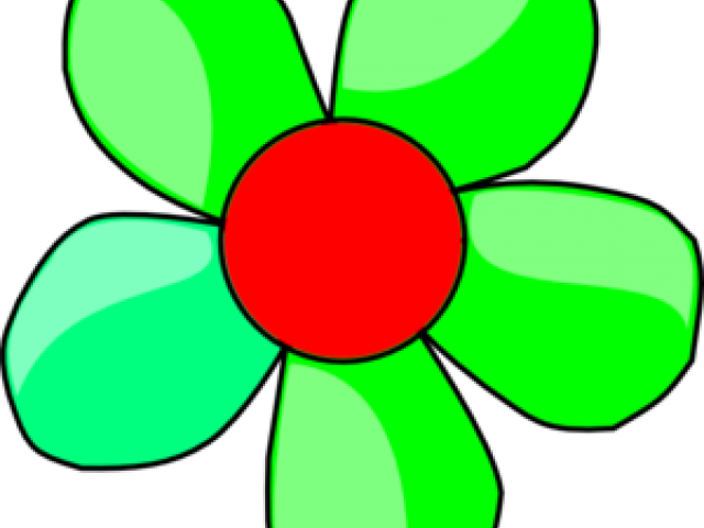 Red Flower Clipart Flipart - Clip Art - Png Download (640x480), Png Download