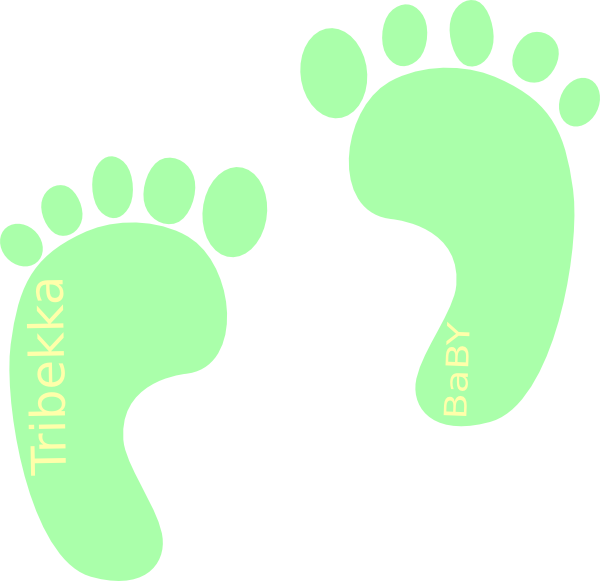2 Footprints Clipart (600x581), Png Download