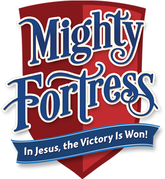 Vacation Bible School - Vbs 2017 Mighty Fortress Clipart (800x400), Png Download