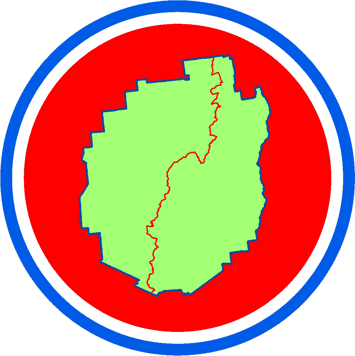 With Six Million Acres Of Valleys, Lakes, Peaks, And - Blue Clipart (1200x1200), Png Download