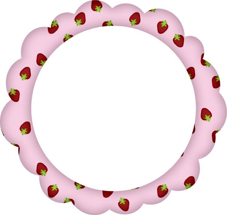 Google Strawberry Png, Strawberry Shortcake, Circle - Picture Frame Clipart (747x709), Png Download