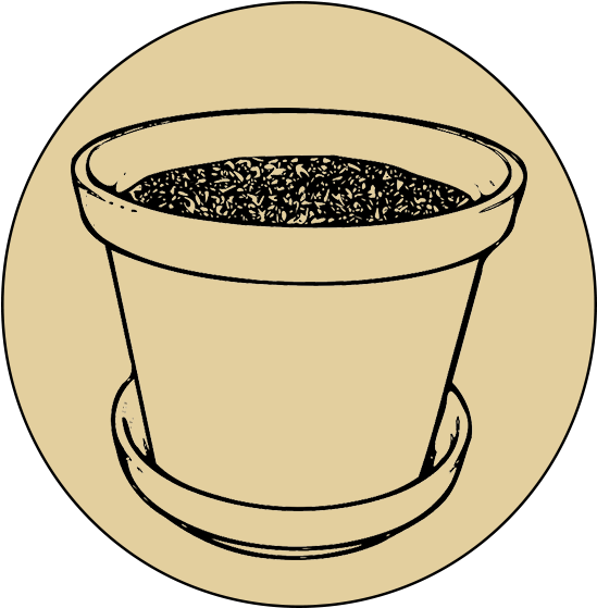 Flower Pot Clip Art - Png Download (640x640), Png Download