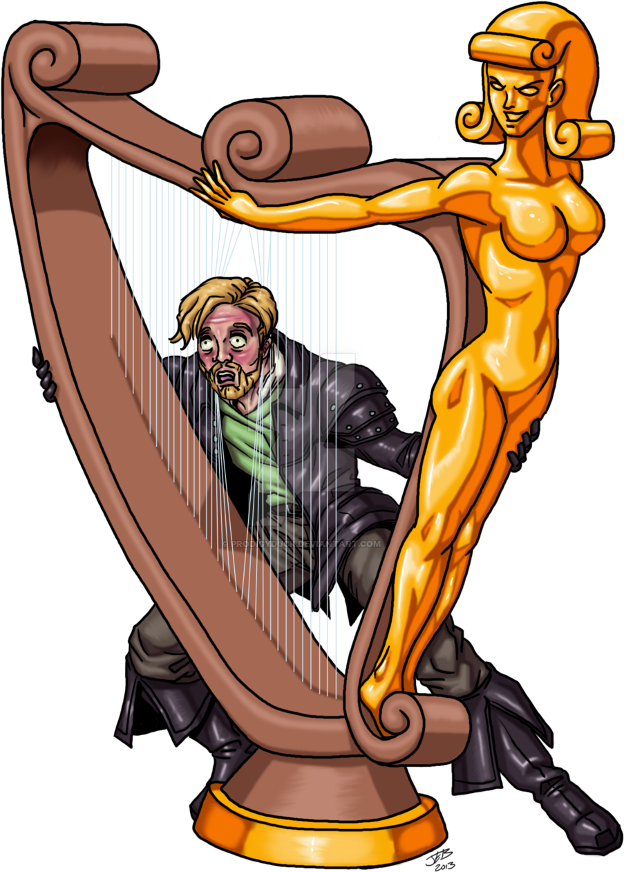 Harp Clipart Animated - The Neverending Story - Png Download (1024x1326), Png Download