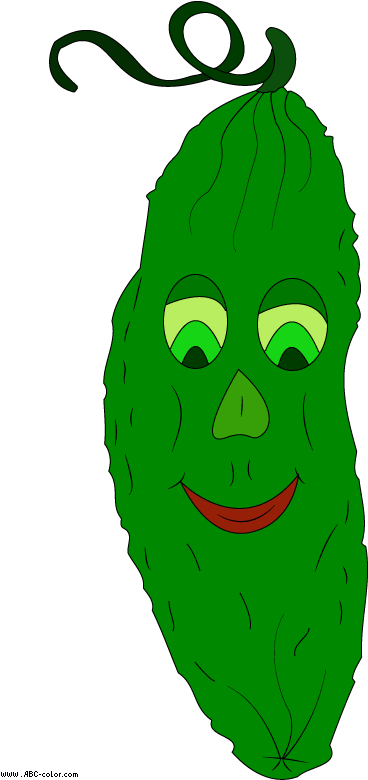 Картинка Огирок Clipart (567x822), Png Download