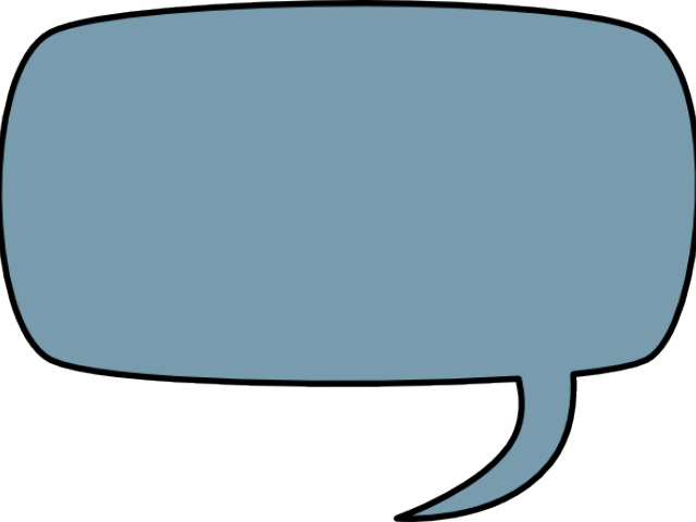 Speech Bubble Clipart Cute - Speech Bubble Png Cute Transparent Png (640x480), Png Download