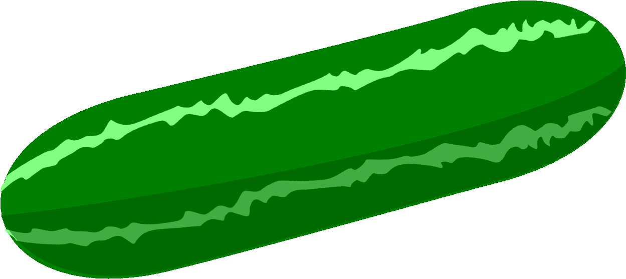 Cucumber Clipart - Cucumber - Png Download (1280x720), Png Download