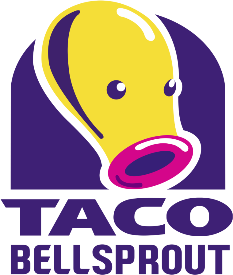 Taco Bellsprout Clipart (800x1067), Png Download