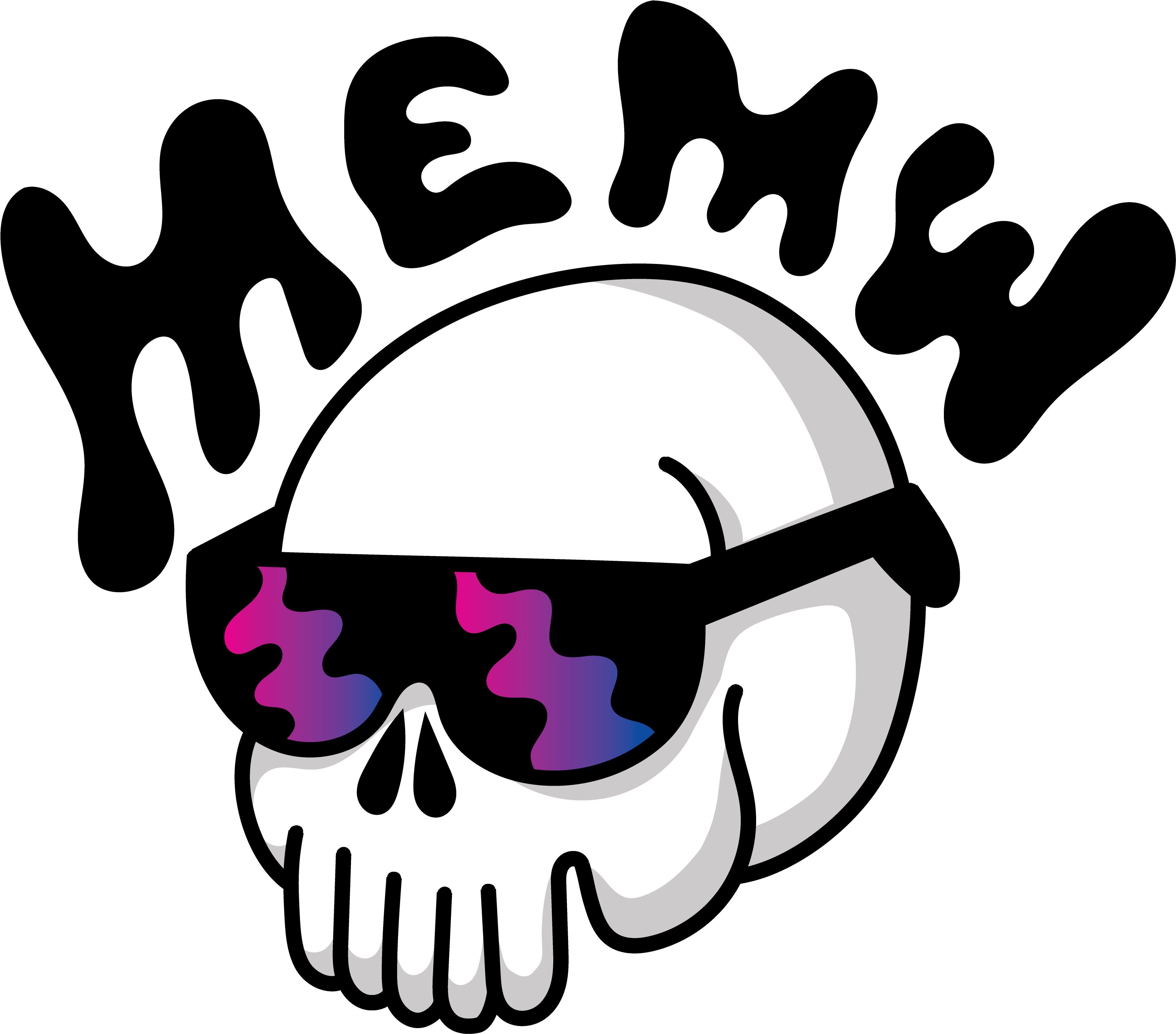 Memw Online Store - Skull Clipart (4200x4800), Png Download