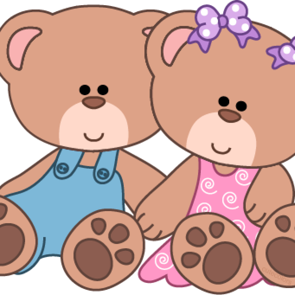 Baby Bear Clipart Bee Clipart Hatenylo - Cute Teddy Bear Clipart - Png Download (1024x1024), Png Download