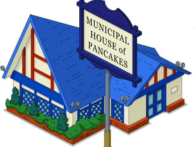 Mansion Clipart Municipality - The Simpsons - Png Download (640x480), Png Download