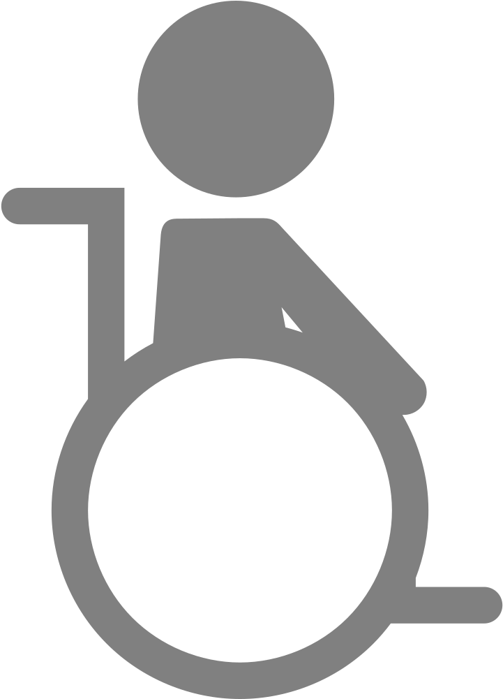 Person Wheelchair - Clip Art - Png Download (1000x1000), Png Download