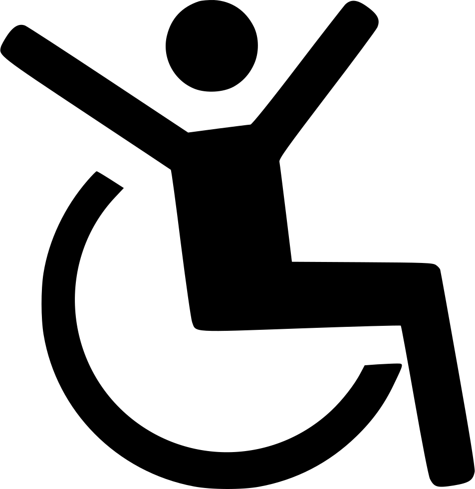 Wheelchair Happy Comments - Icon Clipart (952x980), Png Download