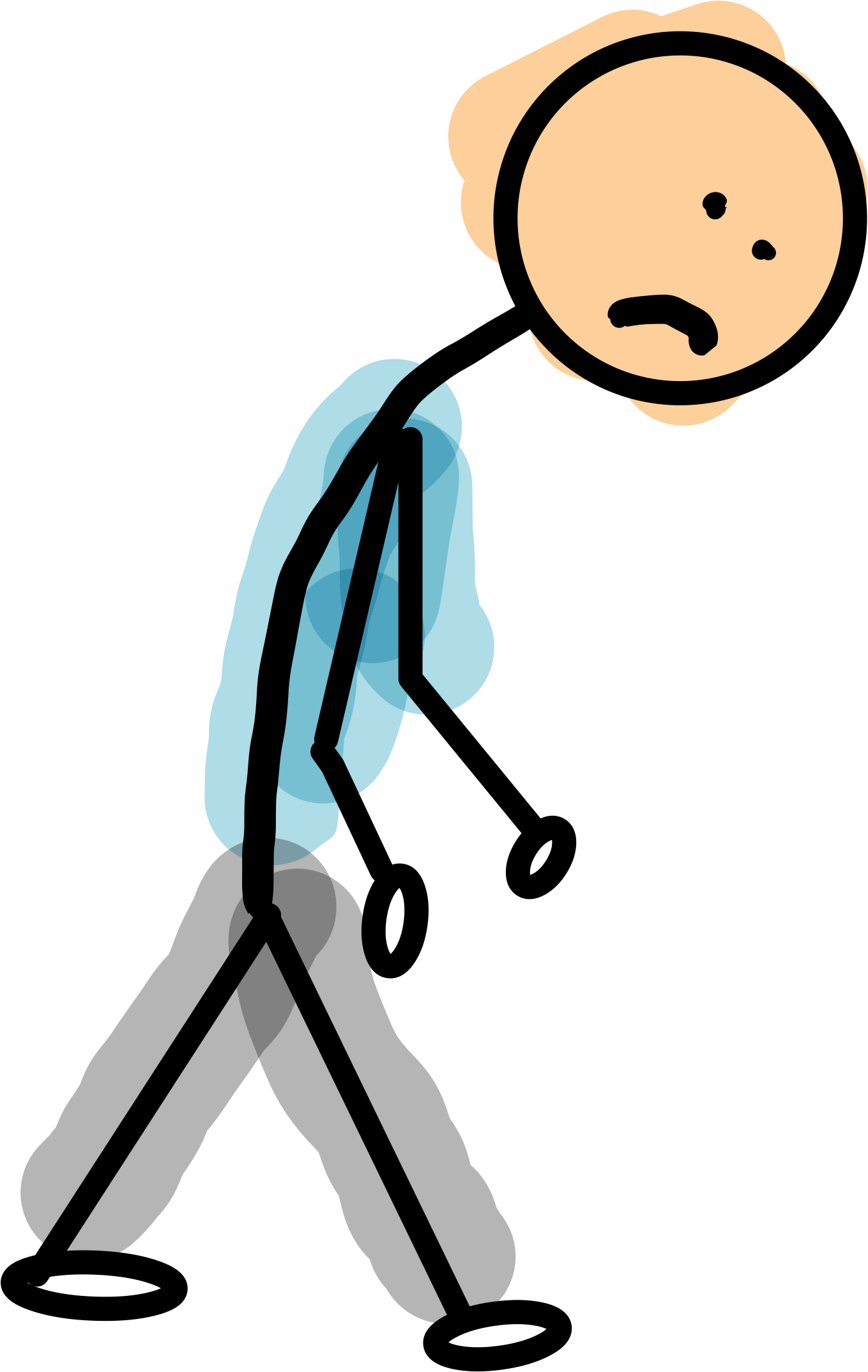 Don't Even Think About Asking For Help Then You're - Cartoon Clipart (4366x2456), Png Download