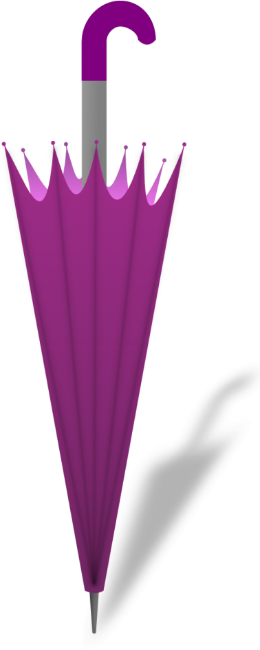 Umbrella Free To Use Clipart - Cartoon Pictures Of Closed Umbrella - Png Download (400x956), Png Download