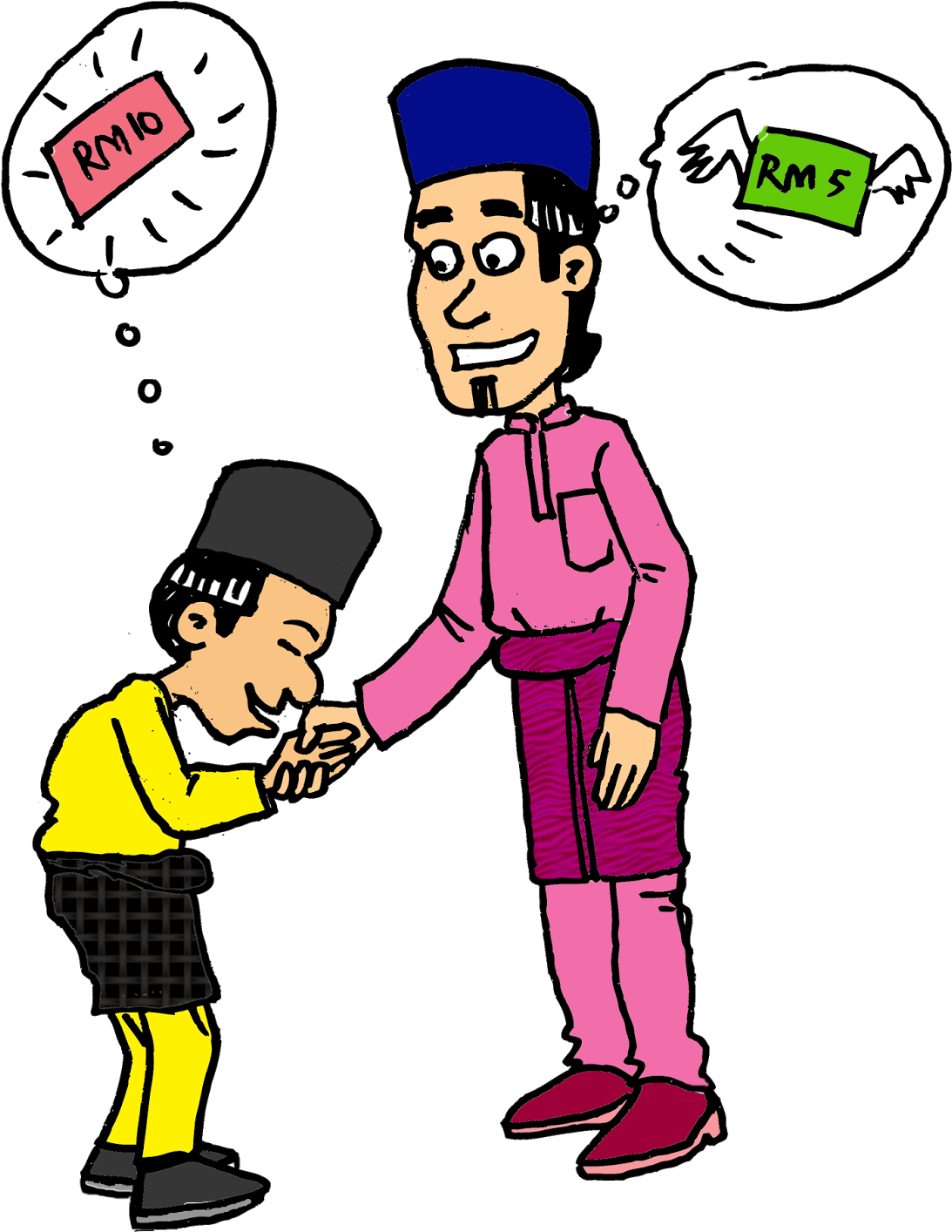 When I Was Young, I Will Wake Up Early, Pray The Subuh - Clip Art - Png Download (1466x1600), Png Download