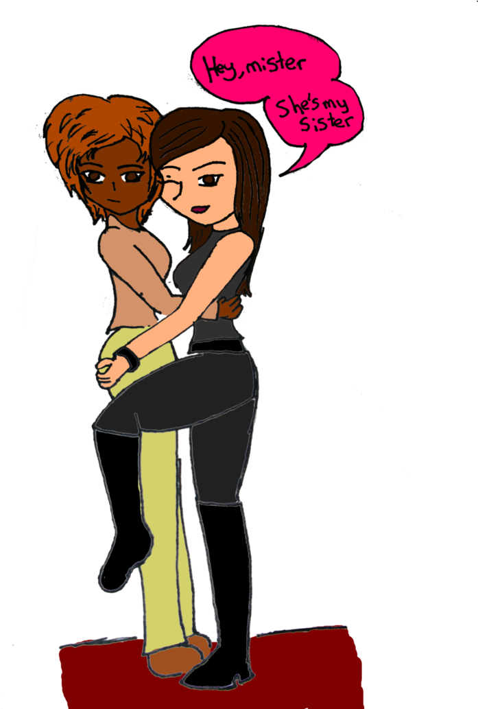 Hey Mister, She's My Sister By Morethanamemory04 - Sister Clipart (774x1032), Png Download