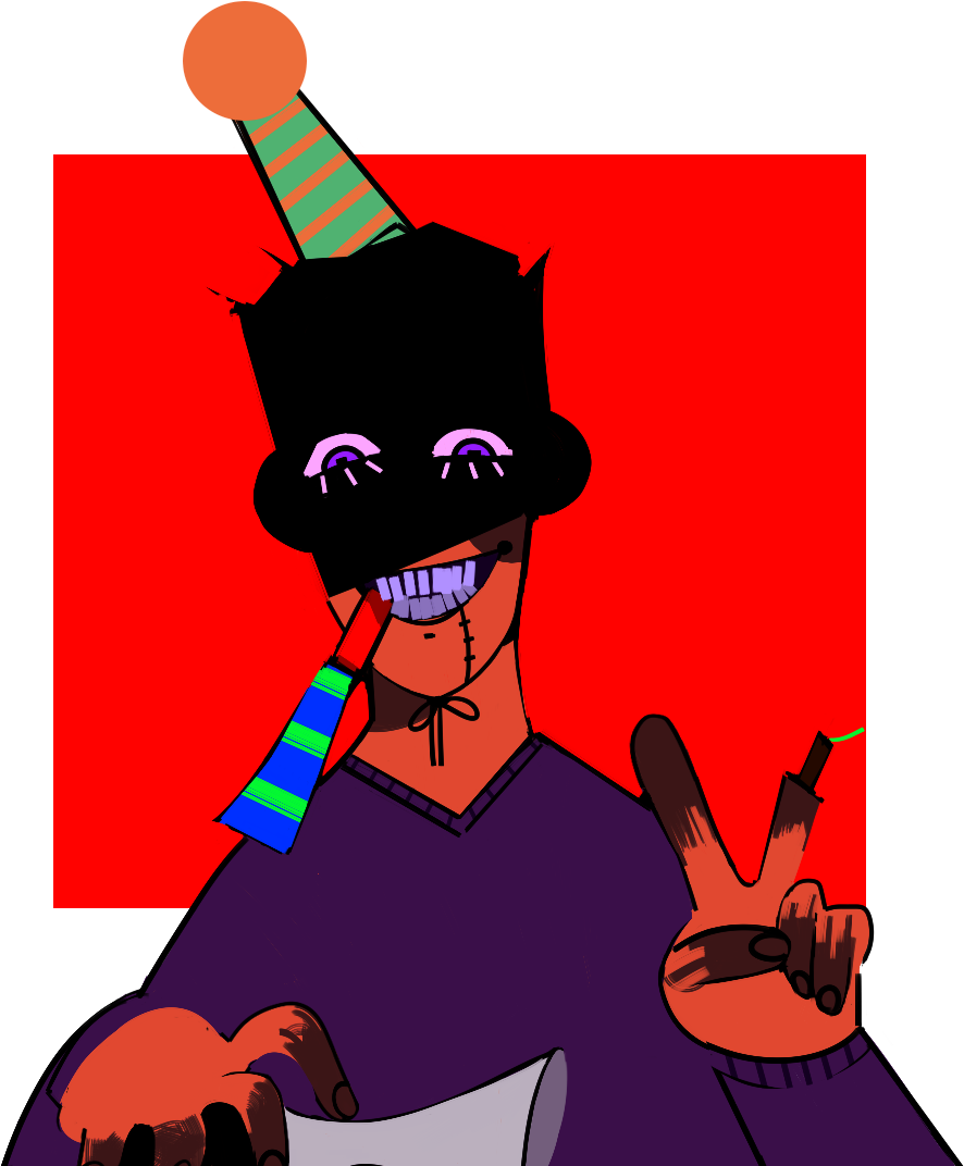 Happy Birthday Sister Location I Can't Believe That - Cartoon Clipart (1000x1100), Png Download