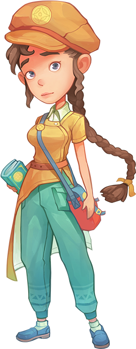 Sister Of The Church Of The Light - My Time At Portia Arlo And Nora Clipart (526x794), Png Download