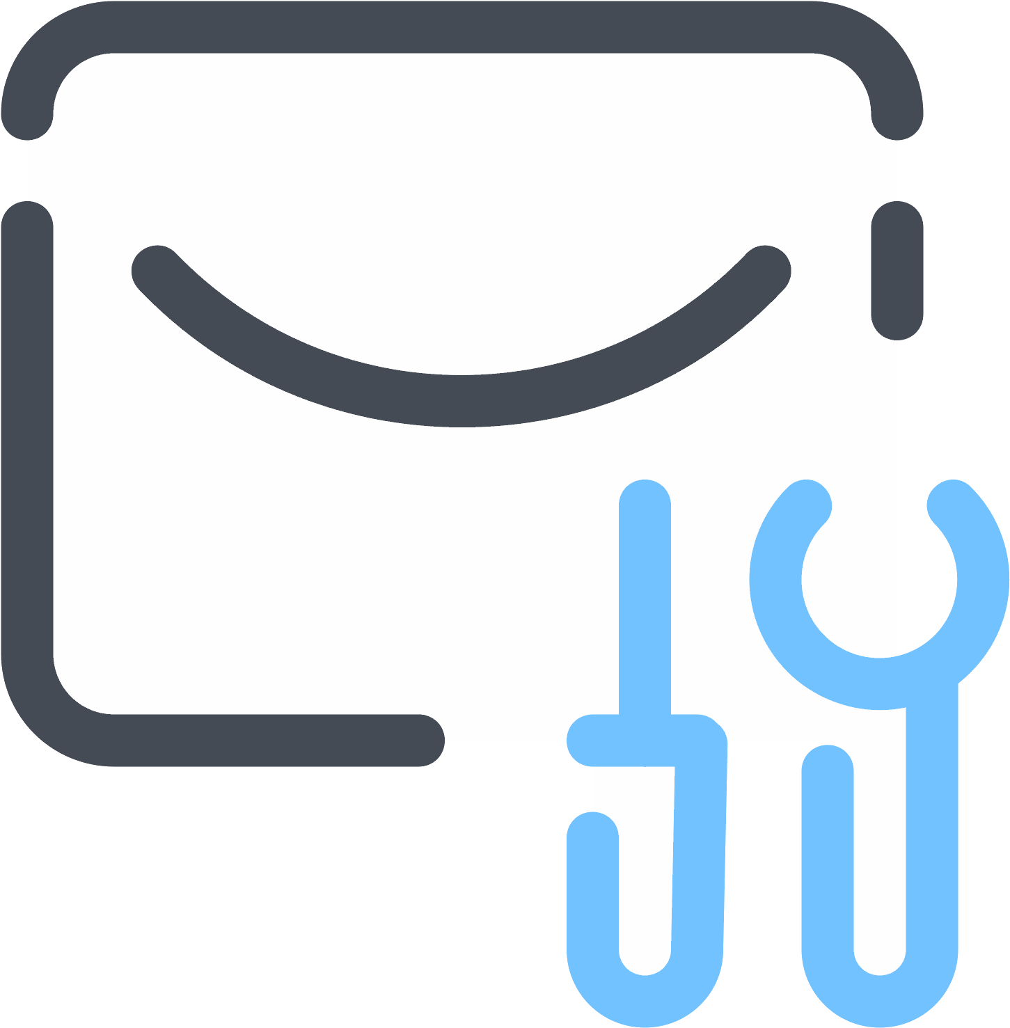 Mail Configuration Icon - Email Clipart (1600x1600), Png Download