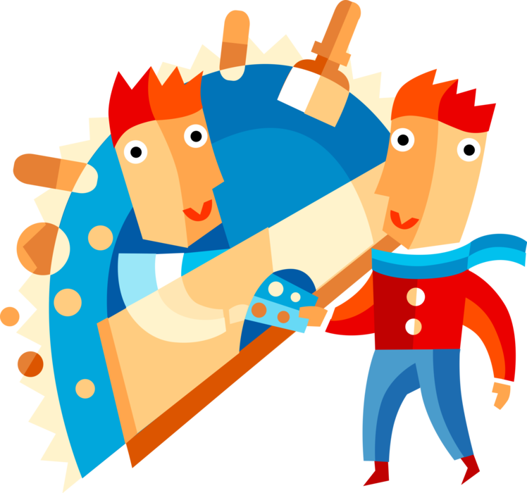 Vector Illustration Of Drug Store Customer Pharmaceutical - Pharmaceutical Drug Clipart (748x700), Png Download