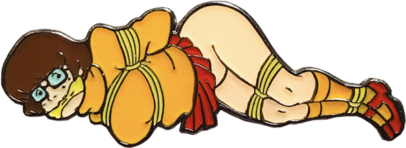 Jinkies Pin - Cartoon Clipart (800x802), Png Download