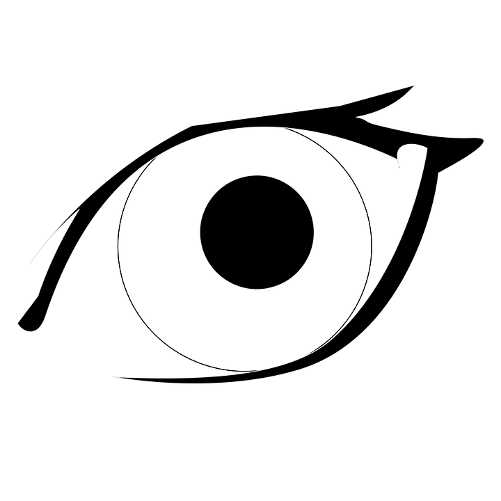 Stare Clipart Eye Vision - Eye - Png Download (720x720), Png Download