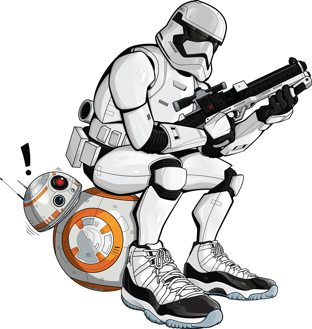 I'm Not Sure How This Blatant Dress Code Violation - Stormtrooper Air Jordan Clipart (1200x1264), Png Download