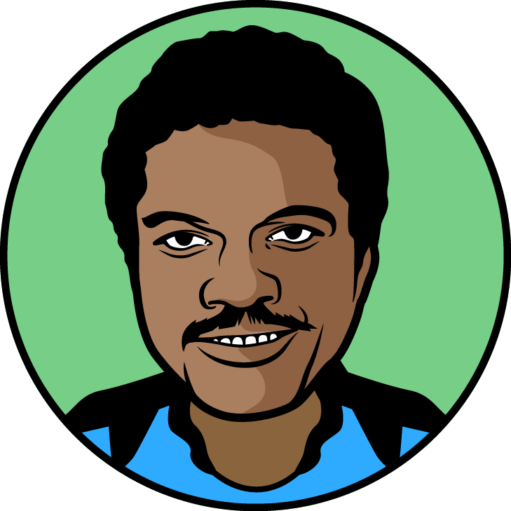 Lando Calrissian - Pitcher - Cartoon Clipart (729x729), Png Download