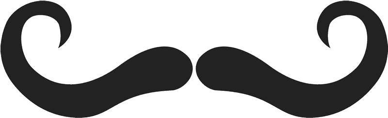 Classic Handlebar Rubber Stamp - Rubber Stamping Clipart (600x600), Png Download