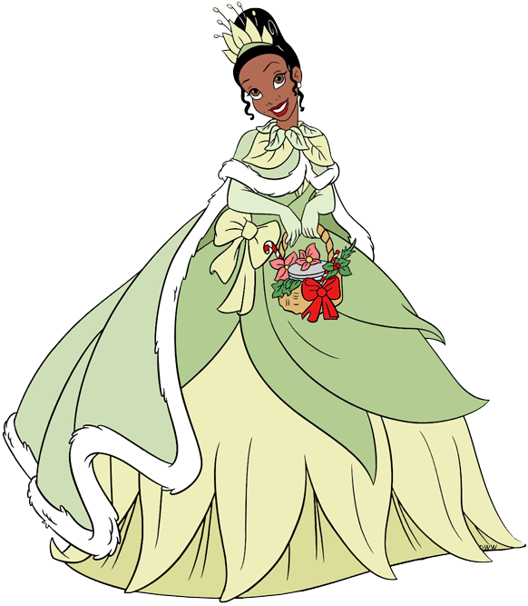 Disney Princess Christmas Clip Art - Basket - Png Download (582x667), Png Download