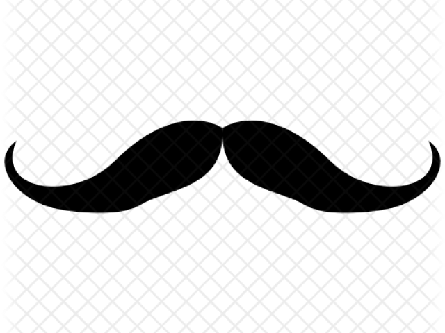 Mustache Curved Png Clipart (640x480), Png Download