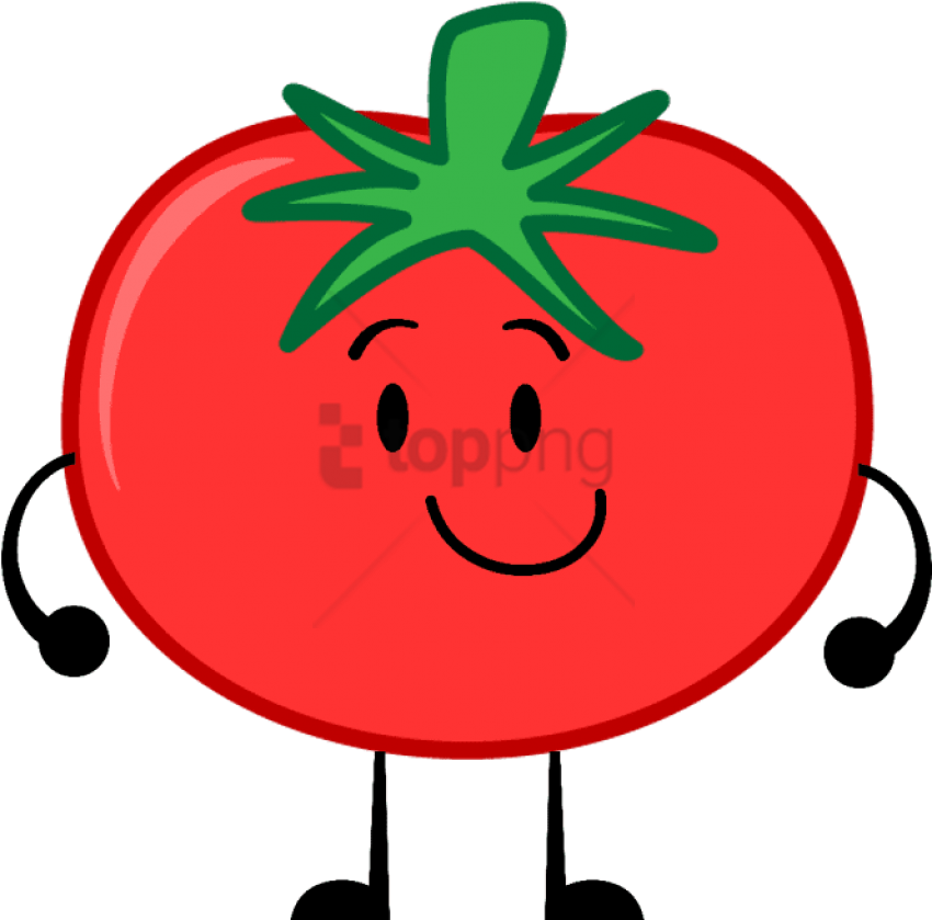 Tomato Cartoon Png - Cartoon Tomato Clipart Transparent Png (663x696), Png Download