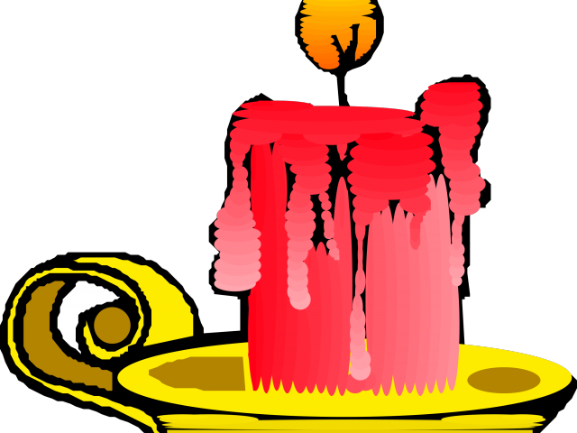 Candle Clipart Thick - Candle Clip Art - Png Download (640x480), Png Download
