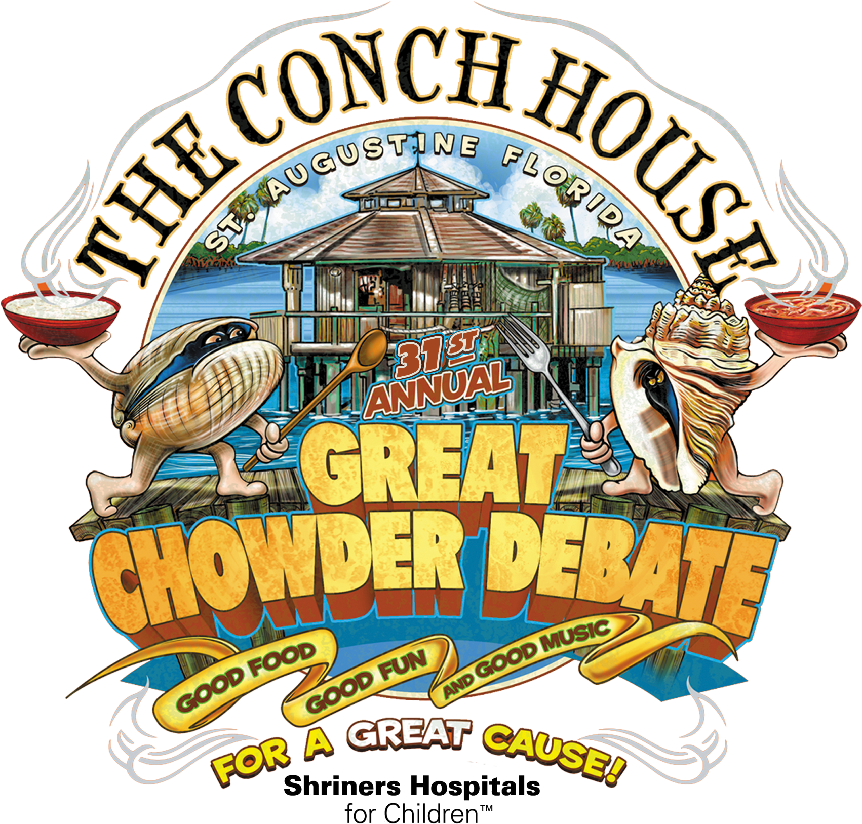 Chowder Debate - Florida Clipart (1800x1800), Png Download