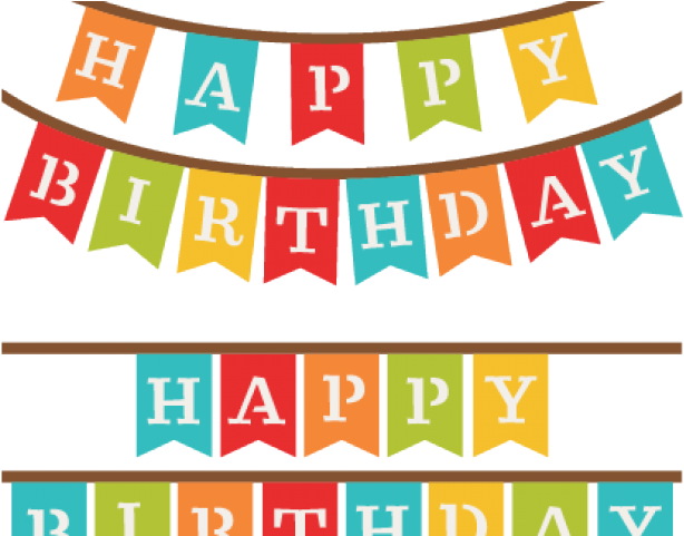 Happy Birthday Banner Png Clipart (640x480), Png Download